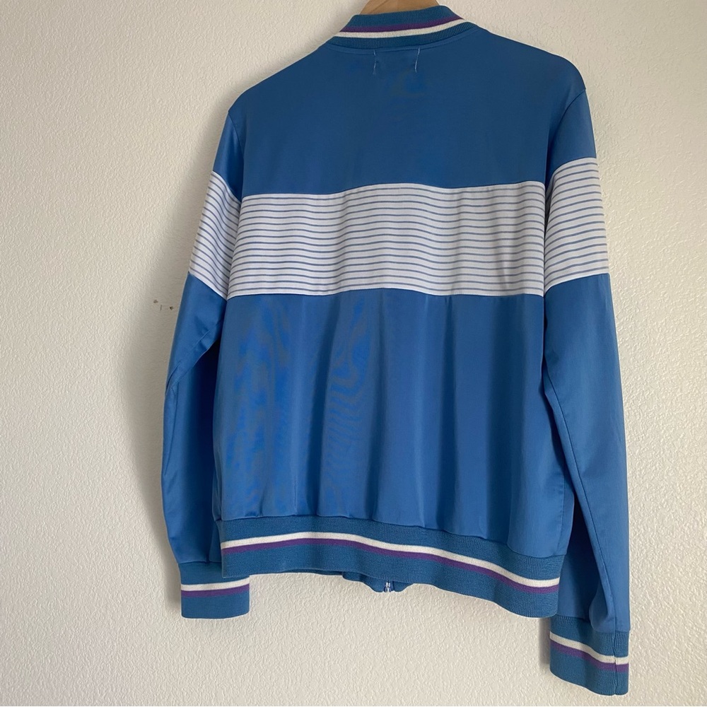 Vintage Le Tigre zip track jacket, light blue, L - Picture 9 of 13